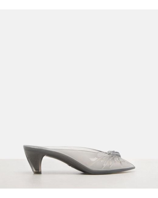 Chloé Gray Jelly Mules
