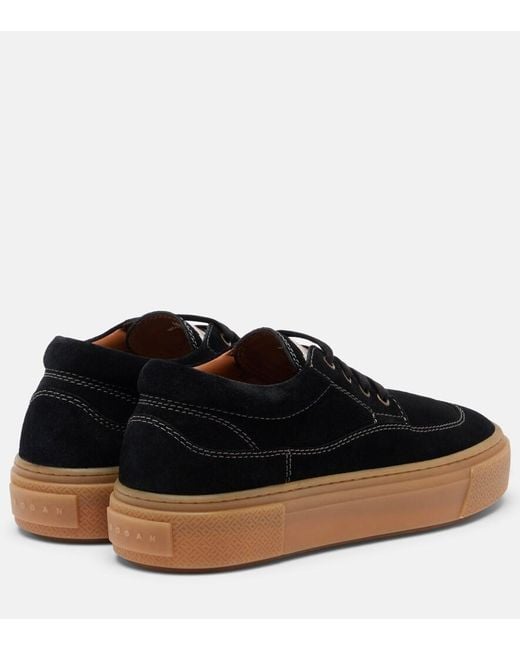 Hogan Black H705 Suede Sneakers