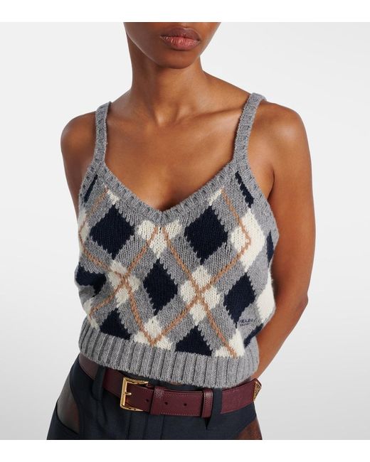 Prada Gray Tank Top