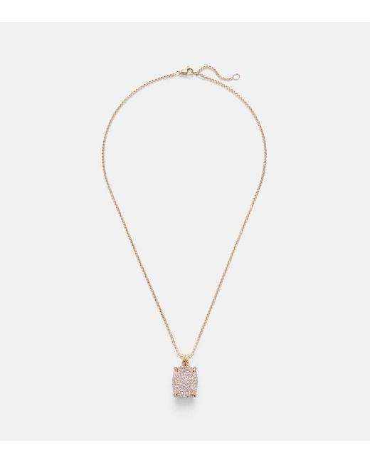 David Yurman Metallic Chatelaine 18Kt Pendant Necklace With Diamonds