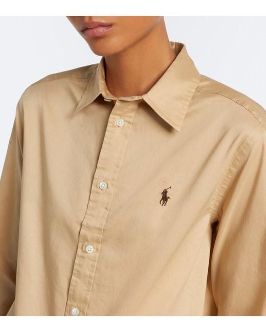 Polo Ralph Lauren Natural Cotton Poplin Shirt