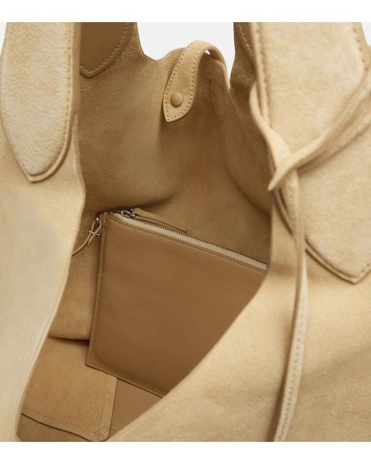 Polo Ralph Lauren Natural Polo Play Large Suede Tote Bag