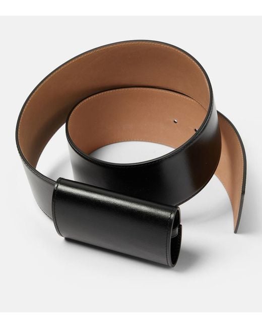 Alaïa Black Knot Leather Belt