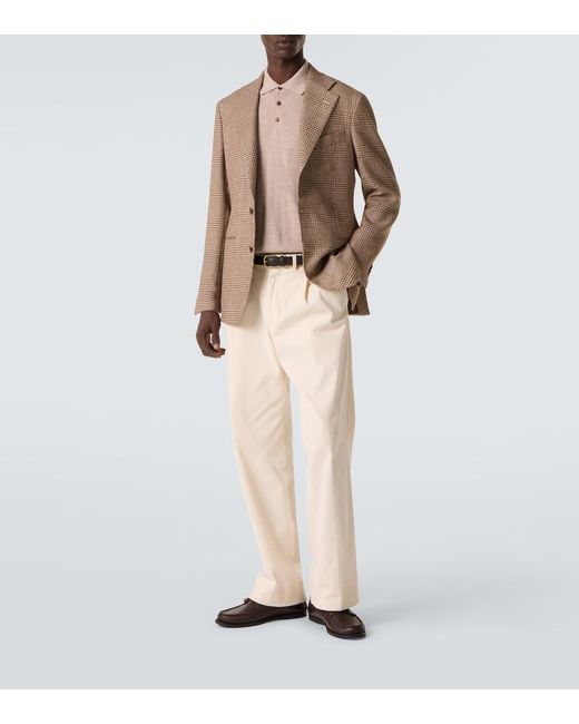 Saman Amel Natural Amo Cotton Straight Pants for men