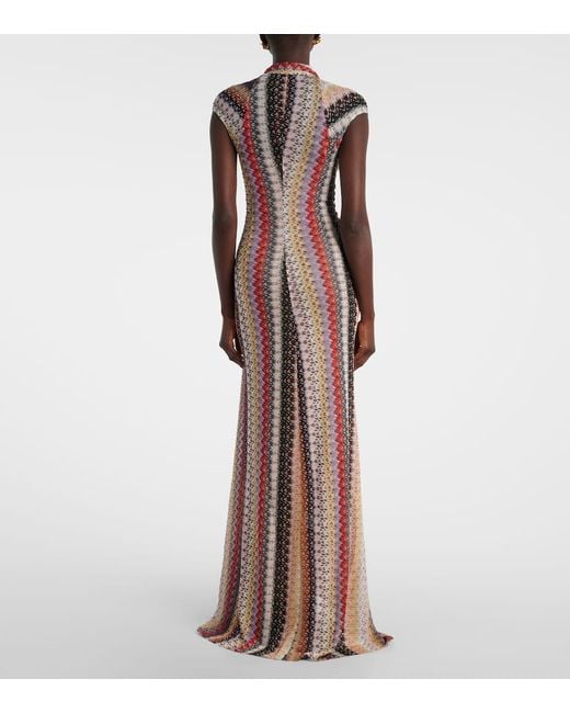 Missoni Multicolor Lame Maxi Dress