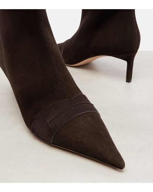 Tom Ford Brown 55 Suede Ankle Boots