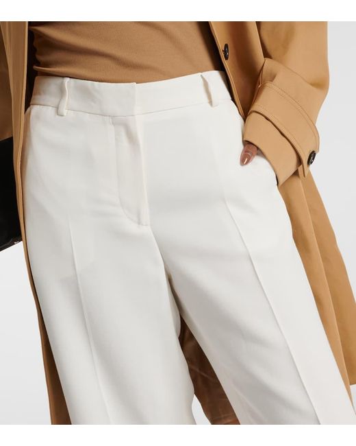 Pantaloni regular a vita media di Totême  in White
