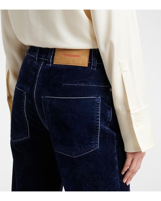 Ferragamo Blue Straight Jeans