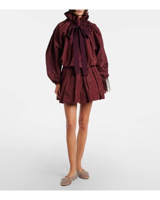 Patou Red Bluse Iconic Aus Baumwolle