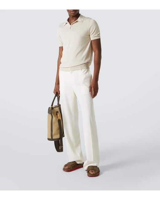 Christian Louboutin Red Take It Easy Spiked Slides for men