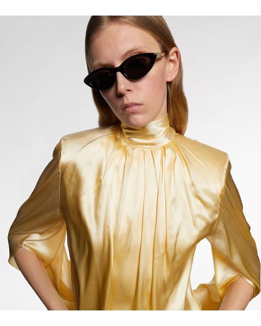 Occhiali Da Sole Cat-Eye Graphy di Fendi in Blue