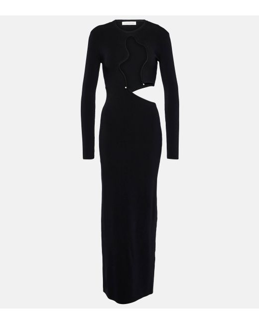 Christopher Esber Black Salacia Cutout Maxi Dress