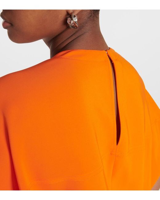 Stella McCartney Orange Jersey Minidress