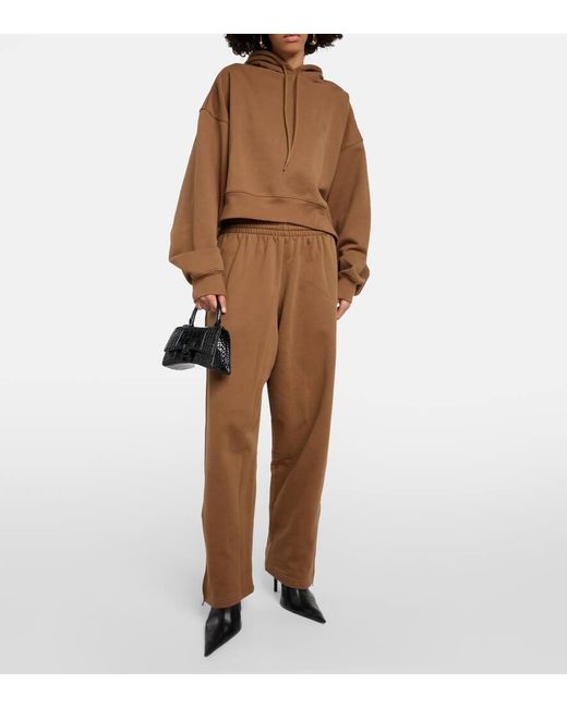 Wardrobe NYC Brown Oversize-Hoodie Aus Baumwoll-Jersey