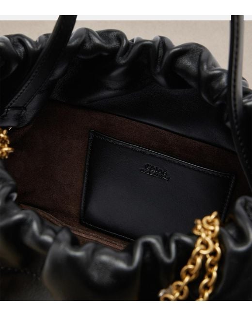 Chloé Black Icons Small Leather Shoulder Bag