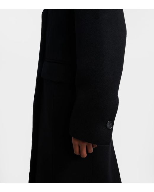 Totême  Black Mantel Aus Kaschmir