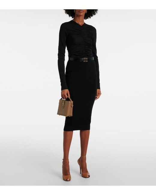 Le 37 mini bolso de hombro Saint Laurent de color Brown