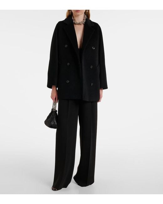 Max Mara Black Short 101801 Icon Coat