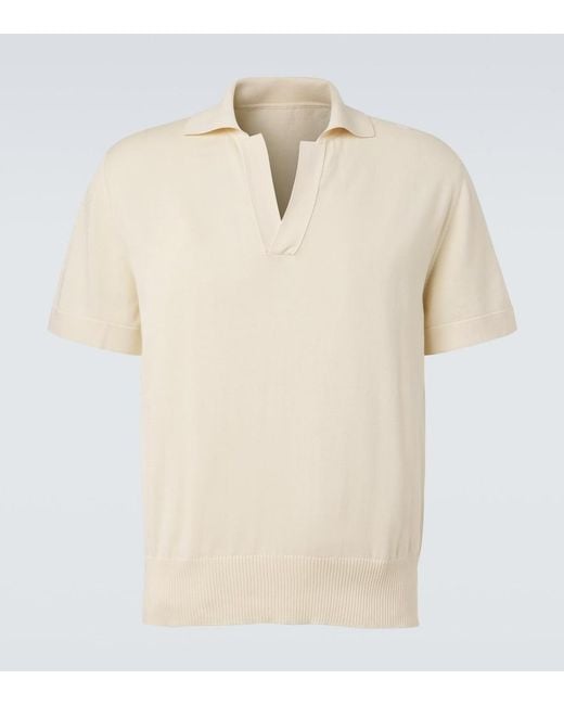 STÒFFA Natural Cotton Polo Shirt for men