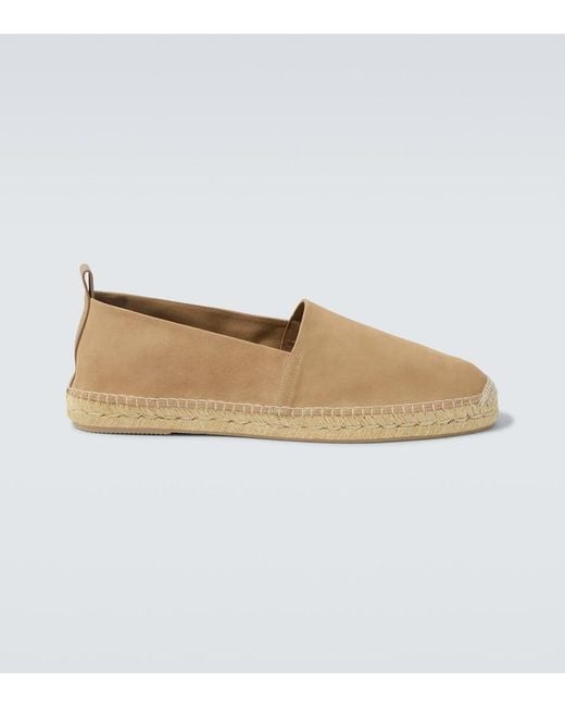 Ralph Lauren White Suede Espadrilles for men