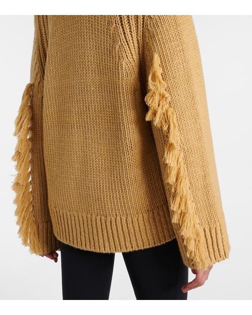 Goldbergh Natural Nora Intarsia Wool-Blend Cardigan