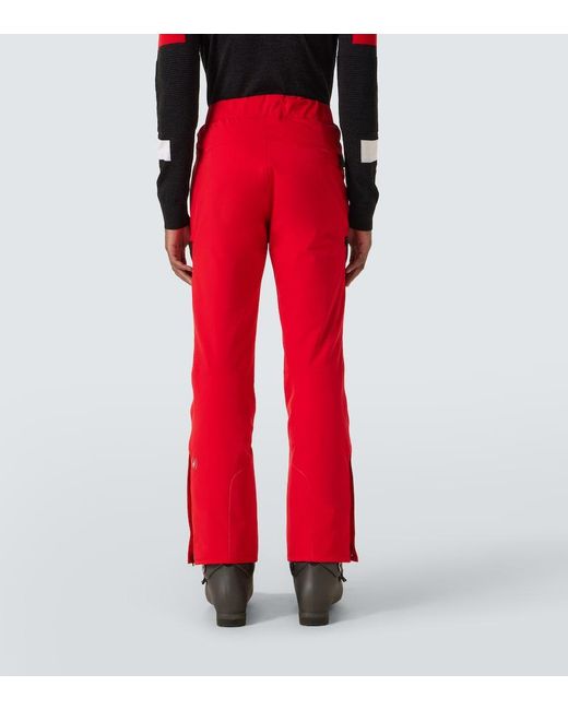 Toni Sailer Red Nicky Ski Pants for men