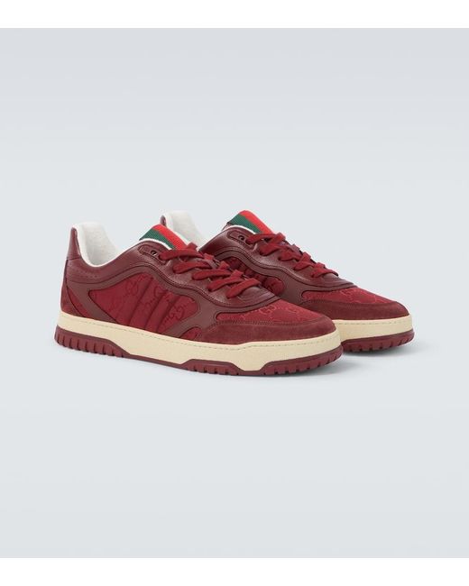 Baskets Re-Web Pour Homme, Taille Gucci pour homme en coloris Red