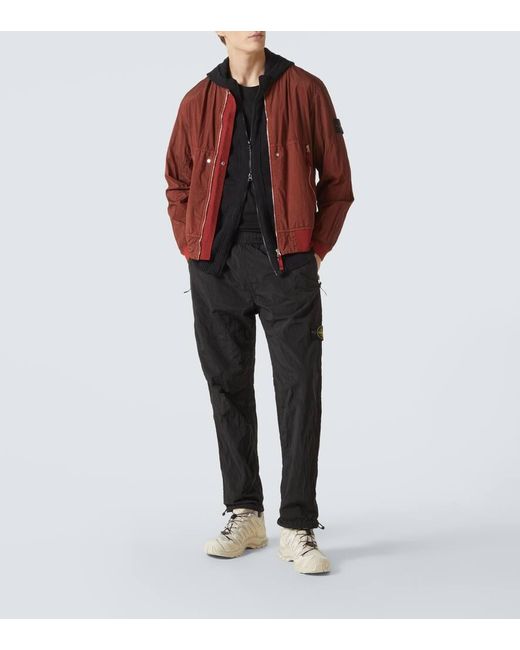 Stone Island Bomberjacke Compass in Red für Herren