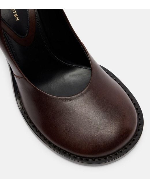 Dries Van Noten Black Leather Pumps