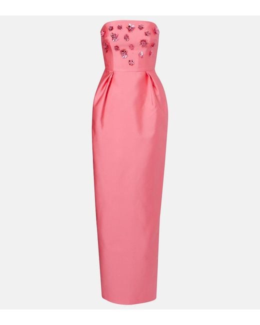 Rebecca Vallance Pink Tilda Embellished Gown
