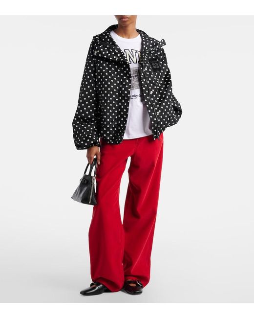 Ganni Black Polka-Dot Jacket