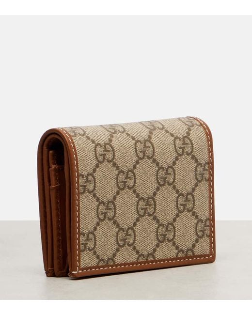 Gucci Brown Portemonnaie Horsebit 1955 Mit Leder