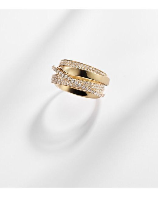 SHAY White Orbit 18Kt Ring With Diamonds