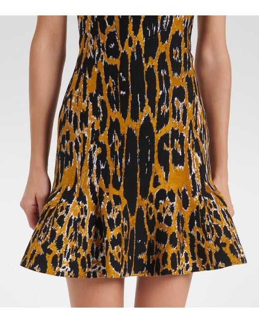 Alaïa Black Jacquard Minidress