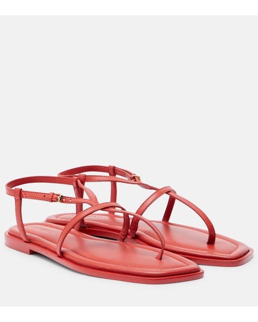 A.Emery Red Sandalen Remly Aus Leder