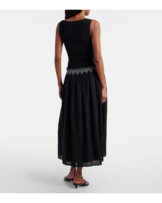 cotton voile midi dress by polo ralph lauren Cotton Voile Midi Dress