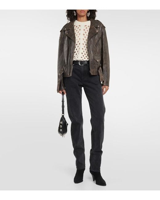Isabel Marant Natural Tane Alpaca Wool-Blend Sweater