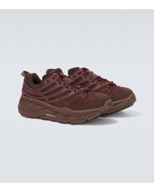 Hoka One One Brown Stinson Evo Og Sneakers for men