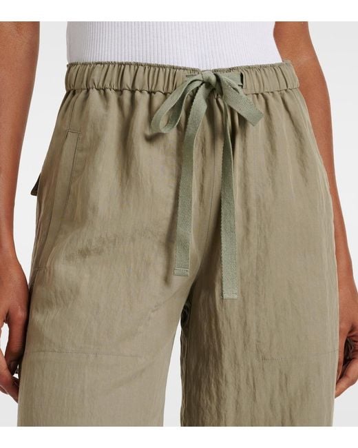 Vince Natural Weite High-Rise-Hose