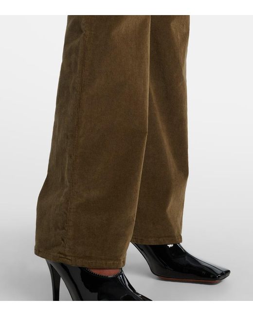 Pantalon Ample En Coton Melange Veronica Beard en coloris Brown