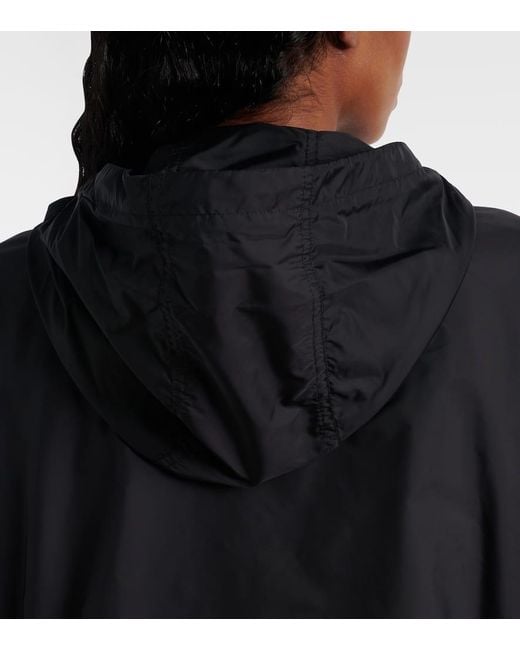 Moncler Black Regenmantel Vizille