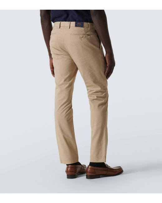 Polo Ralph Lauren Natural Cotton-blend Slim Pants for men