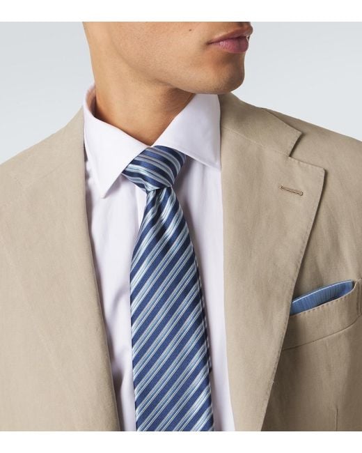 Cravatta di Charvet in Blue da Uomo