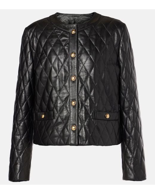 Nili Lotan Black Amy Leather Jacket