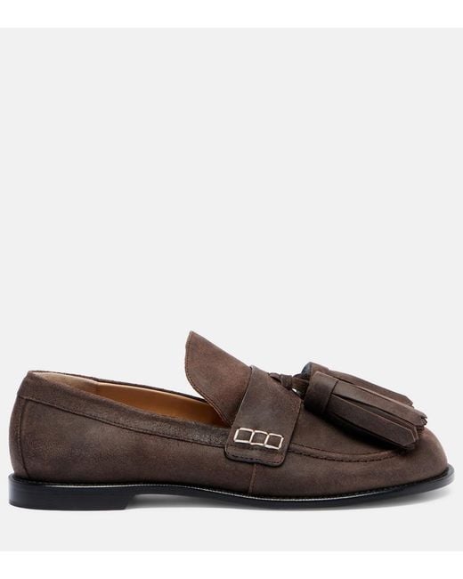 J.W. Anderson Brown Suede Loafers