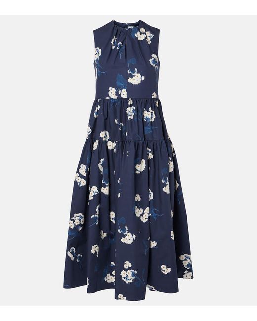 Abito Midi di Erdem in Blue