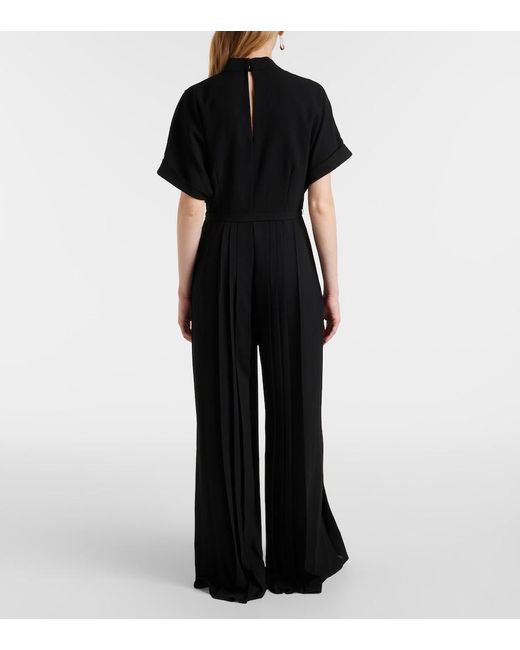Joseph Black Sofia Plisse Jumpsuit