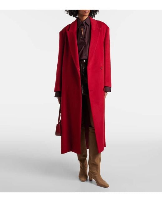 Staud Brown Wally Suede Knee-High Boots