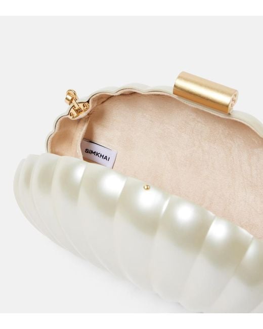 Jonathan Simkhai White Clutch Monet