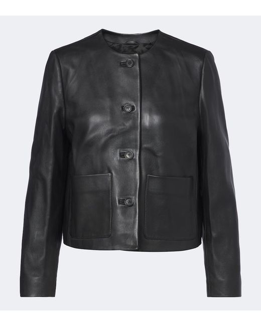 Nili Lotan Black Ophelie Leather Jacket